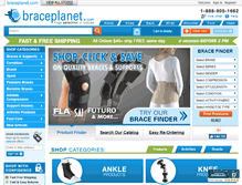 Tablet Screenshot of braceplanet.com